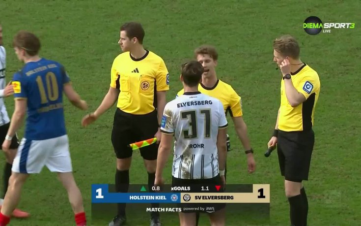 Холщайн Кил - Елверсберг 1:1 /репортаж/