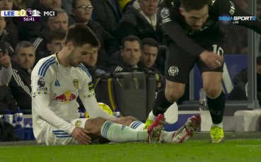 Инцидент: Раян Шерки настъпи жестоко Илия Груев