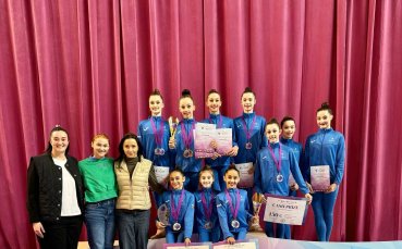 Гимнастичките на Левски Левски завоюваха редица отличия на турнира “Creta Cup” в Гърция