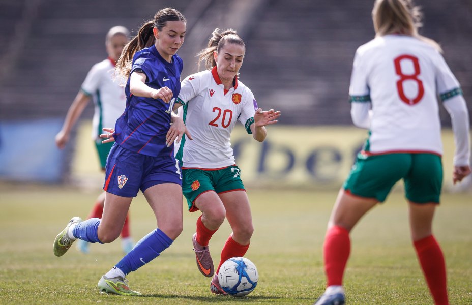 България Хърватия женски футбол1
