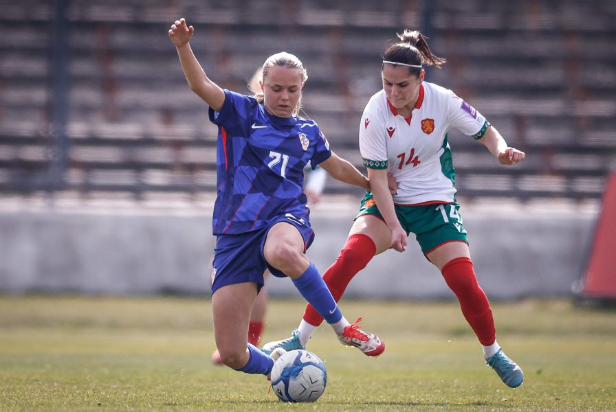 България Хърватия женски футбол1