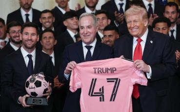 Тръмп прие Меси и Интер Маями, заговори му за Роналдо и го сравни с Пеле