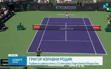 Григор Димитров победи Теранс Атман в Индиън Уелс