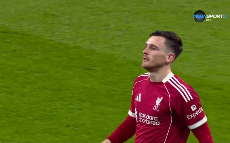 Андрю Робъртсън изведе Ливърпул напред срещу Уулвърхемптън (видео)