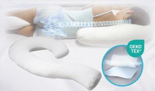 Една възглавница със 7 поддържащи тялото зони за цялостна подкрепа и комфорт