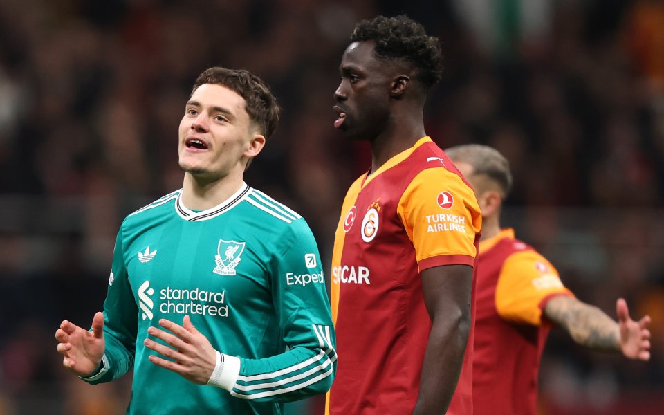 НА ЖИВО: Галатасарай - Ливърпул 1:0, Лемина откри