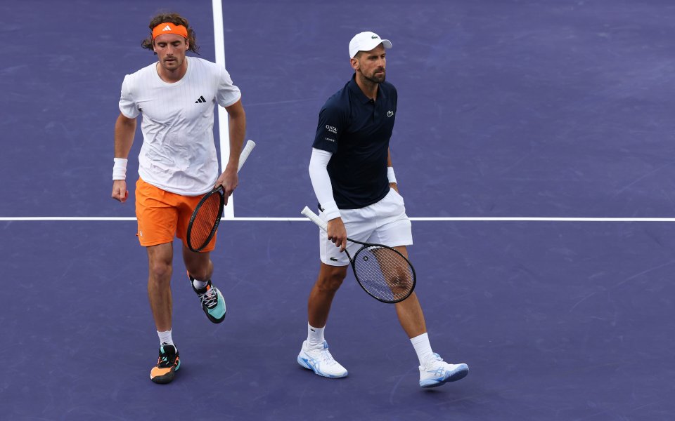 Джокович се вбеси здраво на съперник и отпадна на двойки в Индиън Уелс (видео)