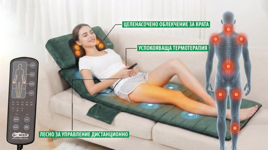 Иновативната система за облекчение на хронични болки, дискомфорт, напрежение в кръста, врата и раменете