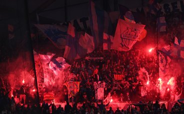 Протест: фенове на Марсилия превърнаха шумния стадион в 