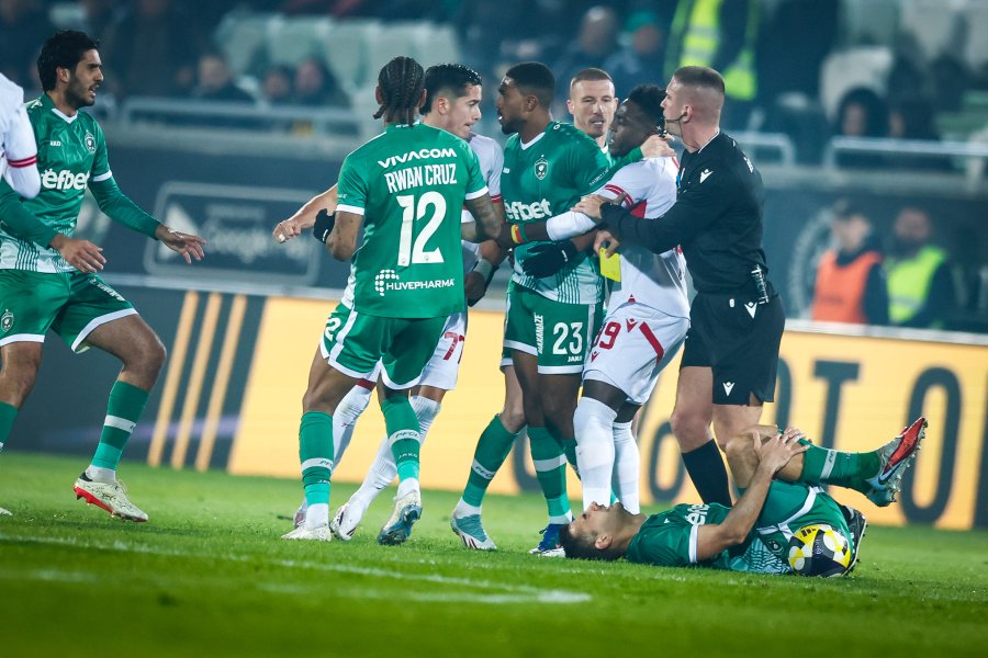 Масово спречкване между играчите на Лудогорец и ЦСКА1