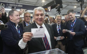 Лапорта даде своя глас за президент на Барселона, не допуснаха Тер Стеген (снимка)