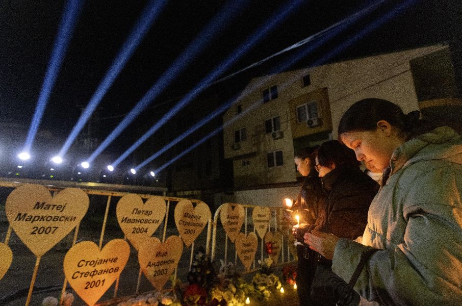 <p>Година след трагедията в дискотека "Пулс" в Кочани.</p>