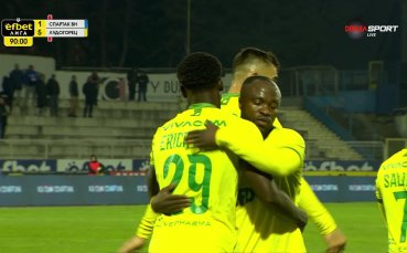 Финалът на мача! Дузпа за Лудогорец срещу Спартак Вн