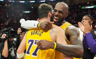 Дончич с 60 точки при победа на Лейкърс, Краля с трипъл-дабъл