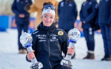 Лу Жанмоно спечели титлата в преследването от СК по биатлон, Лора Христова извън първите 50