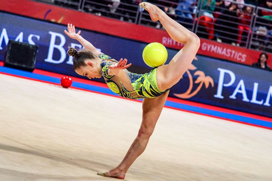 <p>Финалите на отделните уреди на Световната купа по художествена гимнастика.</p>