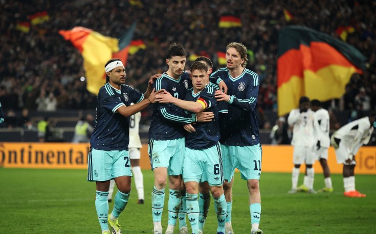 Германия се измъчи, но постигна късна победа срещу Гана