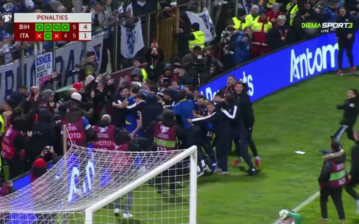 Босна и Херцеговина - Италия 5:2 (след дузпи) /репортаж/