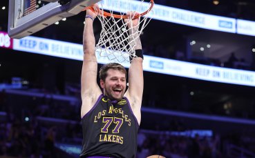Лука Дончич отново блести: отбеляза 42 точки за успех на Лейкърс