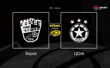 Преди кръга: Берое - ЦСКА