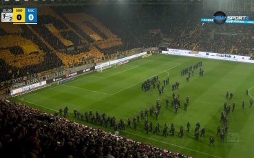 Скандал в Дрезден: фенове с пиротехника започнаха престрелка, а други нахлуха в отговор