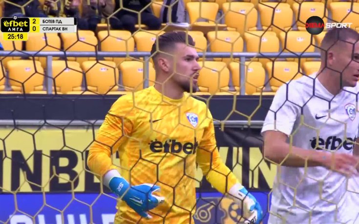 Невероятният рефлекс на Максим Ковальов срещу Ботев Пловдив
