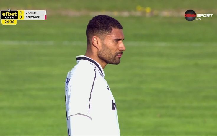 Малембана откри за Славия срещу Септември (видео)