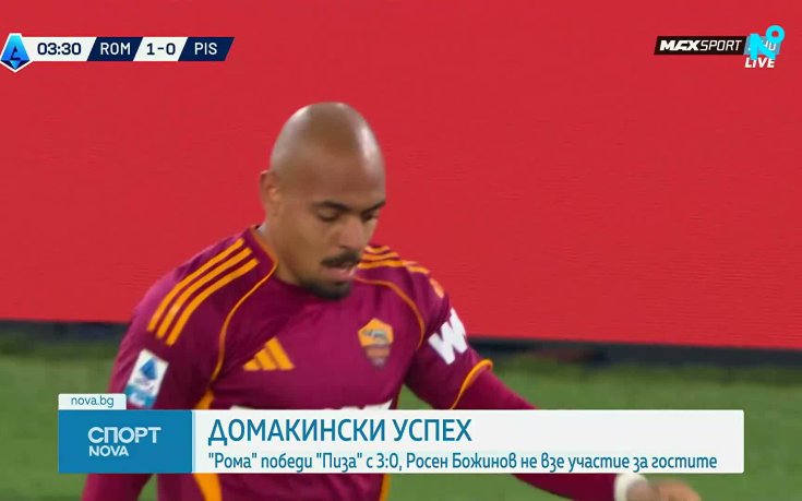 Рома - Пиза 3:0 /репортаж/