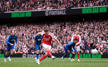 НА ЖИВО: Арсенал - Борнемут 1:1, равенство след дузпа