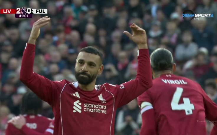 Ливърпул - Фулъм 2:0 /първо полувреме/