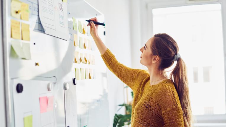 Жена увероност