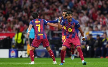 НА ЖИВО: Атлетико Мадрид - Барселона 0:1, Ямал открива