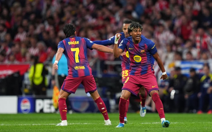 НА ЖИВО: Атлетико Мадрид - Барселона 0:1, Ямал открива