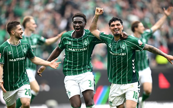 Вердер Бремен взе дербито с Хамбургер, Волфсбург постигна безценна победа над Унион Берлин