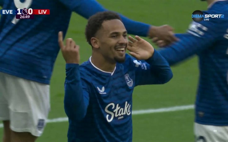 Илиман Ндиайе вкара, но гол за Евертън нямаше (видео)