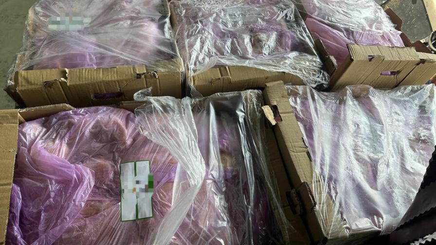 БАБХ иззе над 1,5 т пилешко месо без документи на „Капитан Андреево“