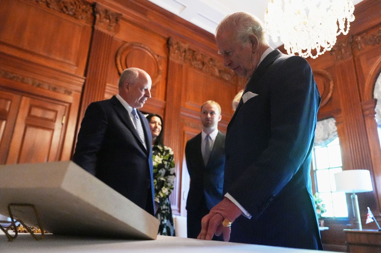 <p>Крал Чарлз и кралица Камила на държавно посещение в САЩ.</p>