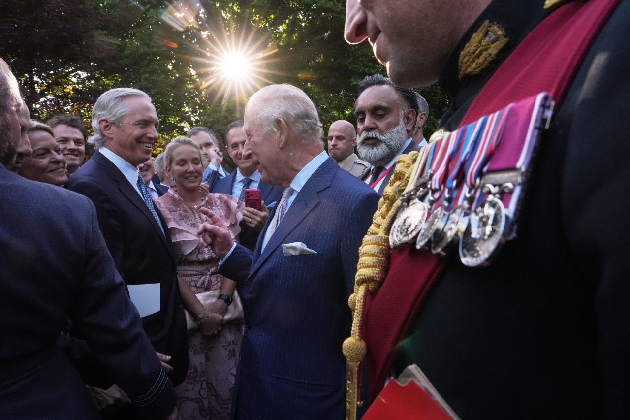 <p>Крал Чарлз и кралица Камила на държавно посещение в САЩ.</p>