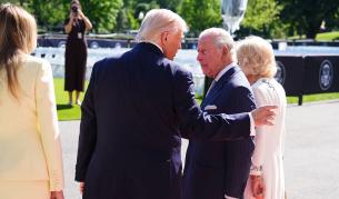 „Той иска война“: Четец по устни разкри какво си казват Тръмп и крал Чарлз III