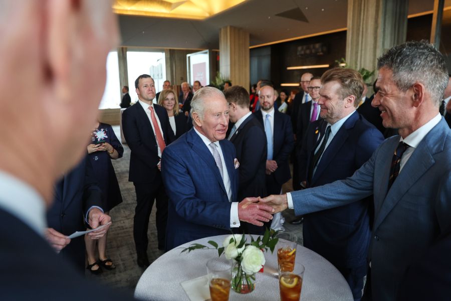 Крал Чарлз III и кралица Камила започнаха посещението си в Ню Йорк.