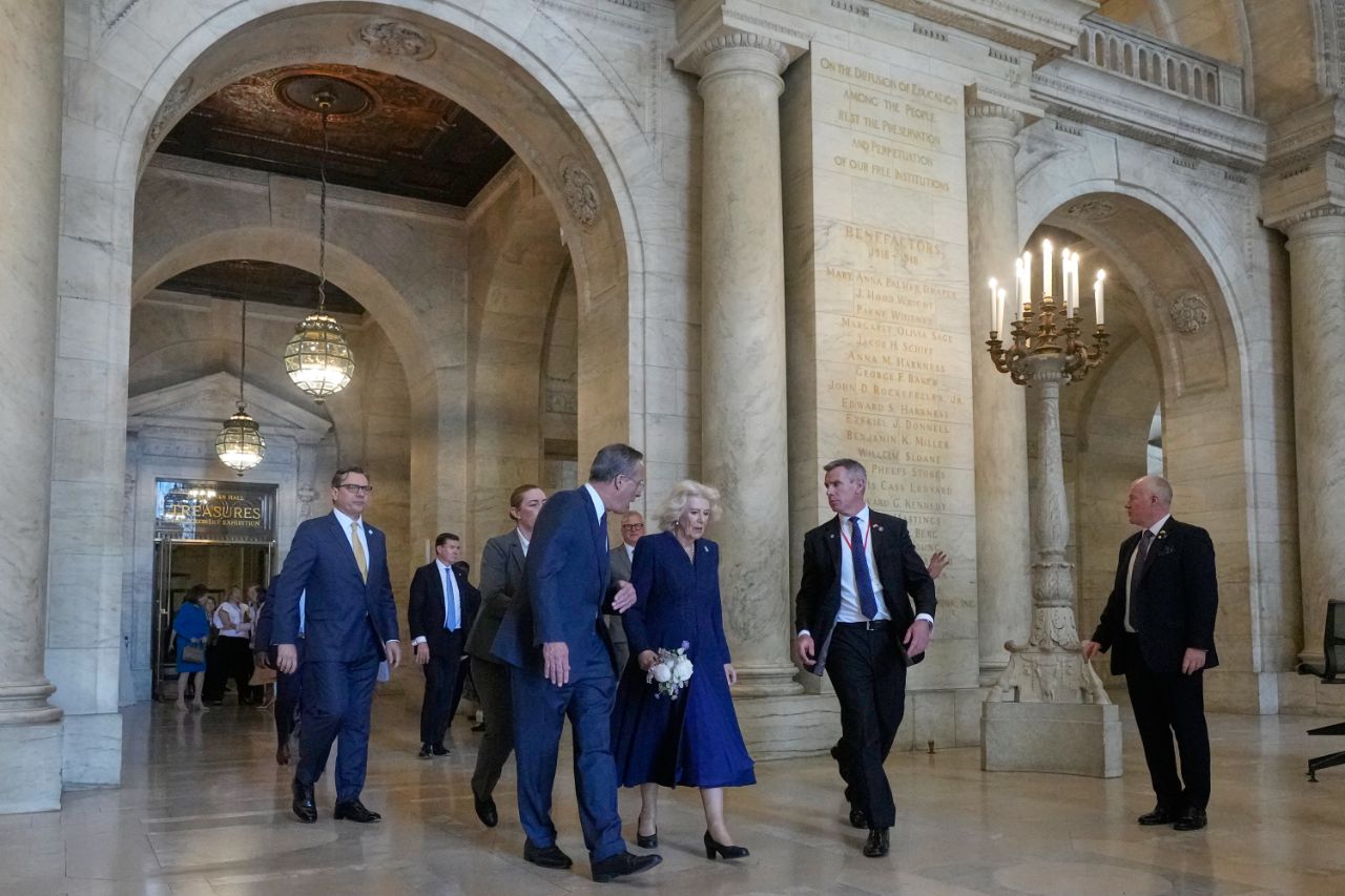 Крал Чарлз III и кралица Камила започнаха посещението си в Ню Йорк.