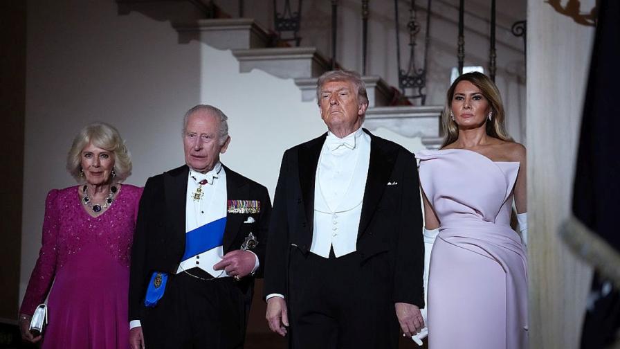 „Тя чисто и просто го мрази“: Неловкият гаф на Тръмп с Мелания на вечерята с Чарлз III