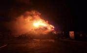 Пожар в база за вторични суровини в Сливен