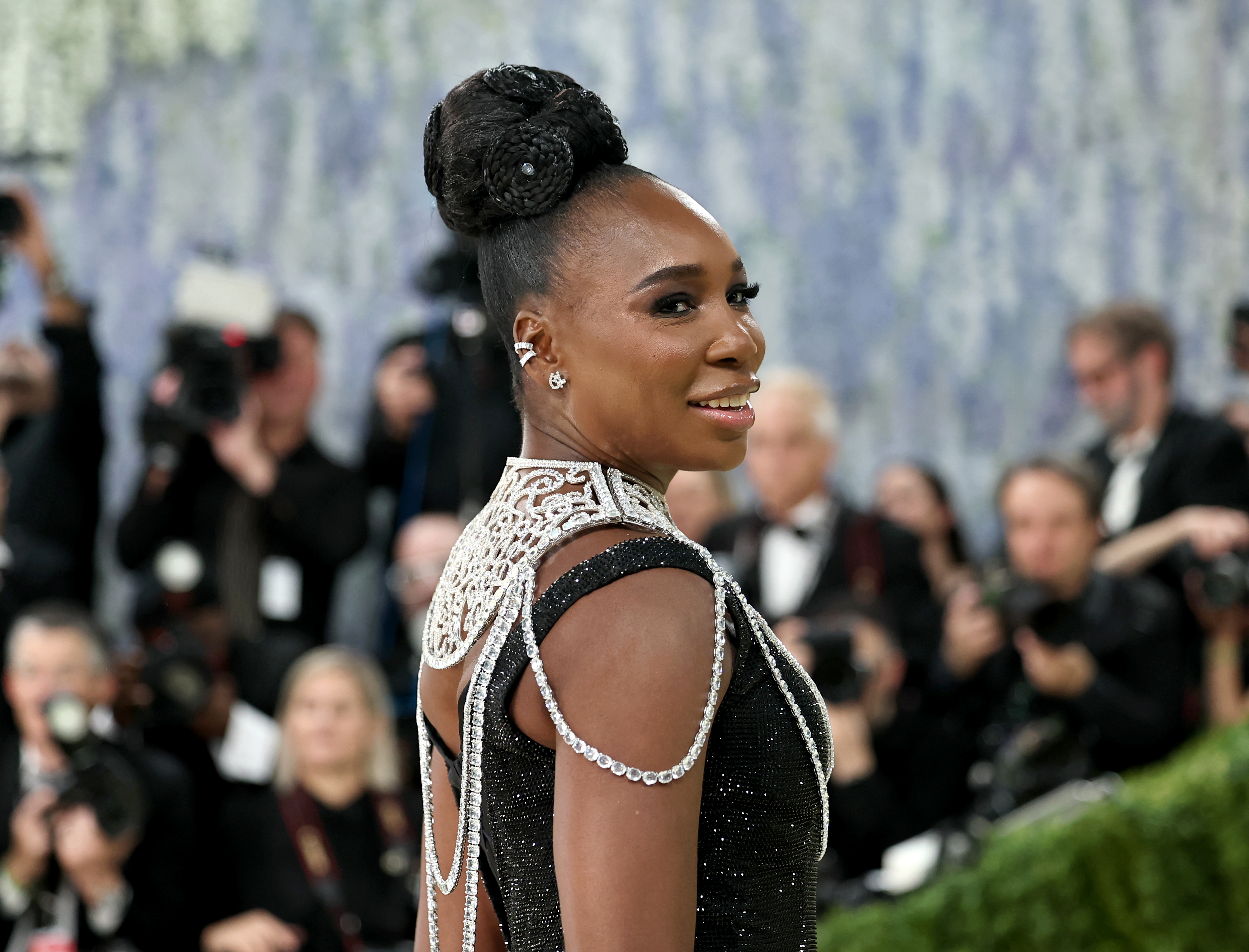 <p>Черен блясък и диаманти - Винъс Уилямс на Met Gala.</p>