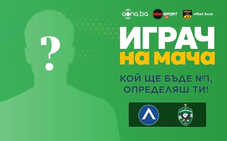 Избери най-добрия играч на Левски - Лудогорец