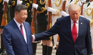 <p>Какво разкри езикът на тялото на Тръмп и Си Дзинпин в Пекин</p>