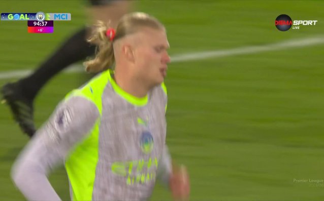 Goal by Manchester City