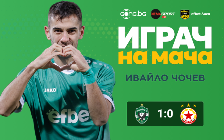 Ето кой е Играч на мача на Лудогорец - ЦСКА
