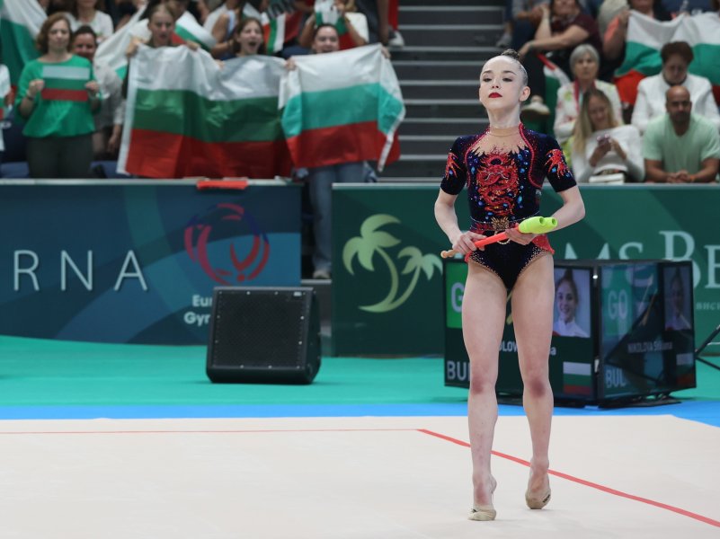 Стилияна Николова спечели сребро от Европейското първенство по художествена гимнастика1