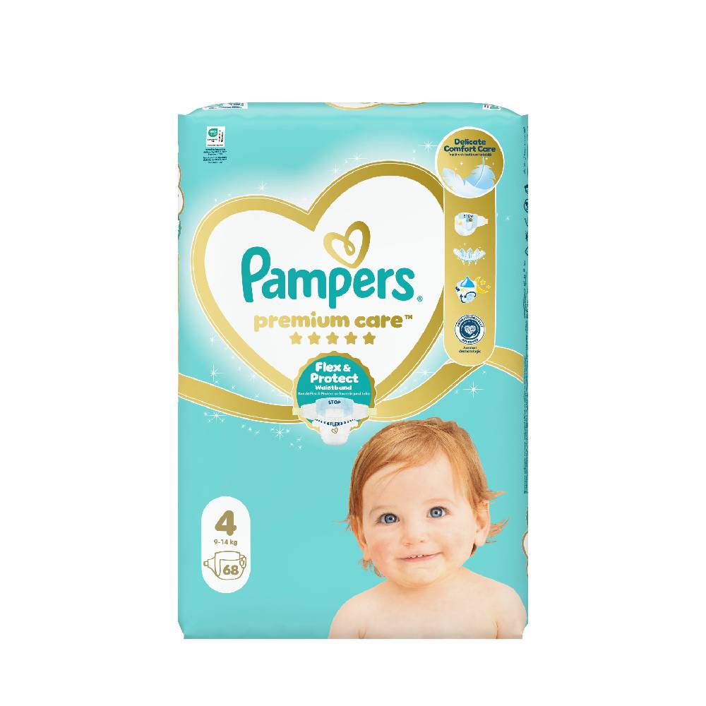 PAMPERS Premium Care Пелени S4, 68 бр.